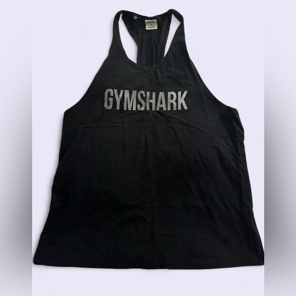 Gymshark Stringer Black Tank, Size XL